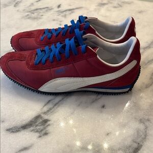 Puma Men's Red speeder Sneakers size 10